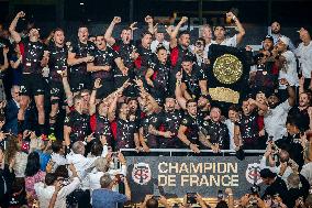 French Top 14 rugby union final match between the Stade Toulousain (Toulouse) and Union Bordeaux-Begles (UBB)  - Paris