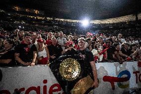 French Top 14 rugby union final match between the Stade Toulousain (Toulouse) and Union Bordeaux-Begles (UBB)  - Paris
