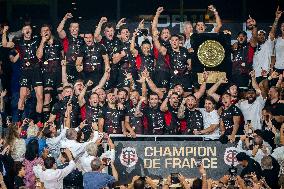 French Top 14 rugby union final match between the Stade Toulousain (Toulouse) and Union Bordeaux-Begles (UBB)  - Paris