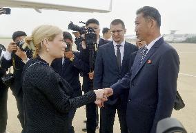 Russian culture minister in Pyongyang