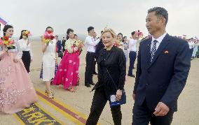 Russian culture minister in Pyongyang