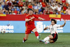 Football: Friendly between Japan and Spain
