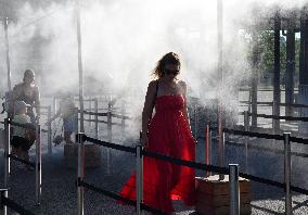France On Heatwave Alert - Paris