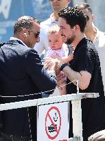 The Bezos Wedding - Prince Hussein and Princess Rajwa Al Hussein Departure