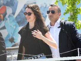 The Bezos Wedding - Prince Hussein and Princess Rajwa Al Hussein Departure