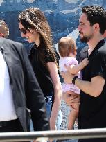The Bezos Wedding - Prince Hussein and Princess Rajwa Al Hussein Departure