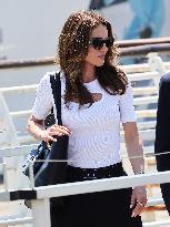 The Bezos Wedding - Queen Rania of Jordan Departure
