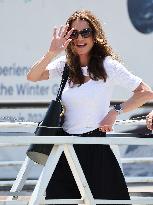 The Bezos Wedding - Queen Rania of Jordan Departure