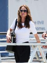The Bezos Wedding - Queen Rania of Jordan Departure