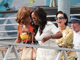 The Bezos Wedding - Oprah Winfrey, Kris Jenner, Gayle King Departure