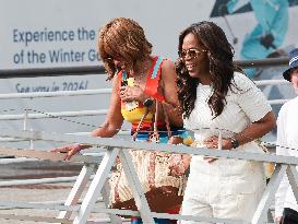 The Bezos Wedding - Oprah Winfrey, Kris Jenner, Gayle King Departure