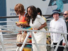 The Bezos Wedding - Oprah Winfrey, Kris Jenner, Gayle King Departure