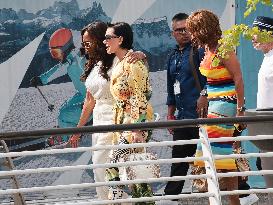 The Bezos Wedding - Oprah Winfrey, Kris Jenner, Gayle King Departure