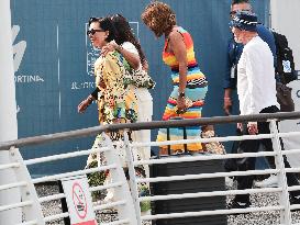 The Bezos Wedding - Oprah Winfrey, Kris Jenner, Gayle King Departure