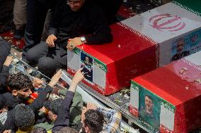 Funeral Procession Tehran Iran