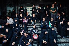 Funeral Procession Tehran Iran
