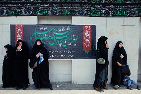 Funeral Procession Tehran Iran