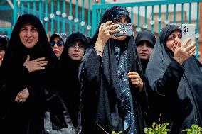 Funeral Procession Tehran Iran