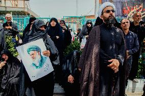 Funeral Procession Tehran Iran