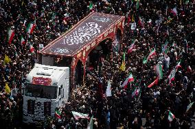 Funeral Procession Tehran Iran