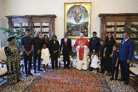 Pope Leo XIV During A Private Audience - Vatican