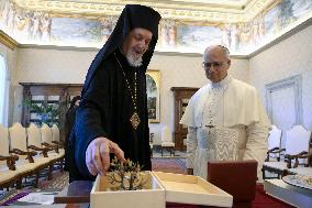 Pope Leo XIV Receiving The Delegation Of The Ecumenical Patriarchate Of Costantinople - Vatican