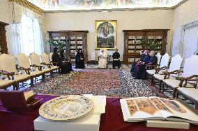 Pope Leo XIV Receiving The Delegation Of The Ecumenical Patriarchate Of Costantinople - Vatican