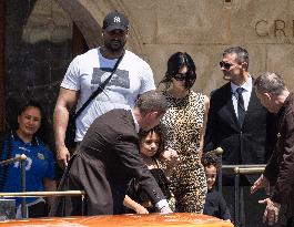 Khloe Kardashian leaves Gritti Hotel after the wedding of Jeff Bezos - Venice