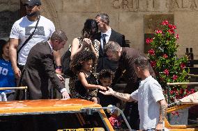 Khloe Kardashian leaves Gritti Hotel after the wedding of Jeff Bezos - Venice
