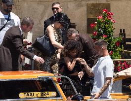 Khloe Kardashian leaves Gritti Hotel after the wedding of Jeff Bezos - Venice