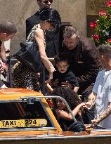 Khloe Kardashian leaves Gritti Hotel after the wedding of Jeff Bezos - Venice