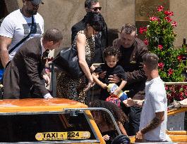 Khloe Kardashian leaves Gritti Hotel after the wedding of Jeff Bezos - Venice