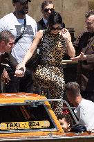 Khloe Kardashian leaves Gritti Hotel after the wedding of Jeff Bezos - Venice