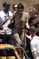 Khloe Kardashian leaves Gritti Hotel after the wedding of Jeff Bezos - Venice