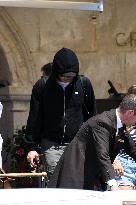 Leonardo DiCaprio leave Gritti Hotel in Venice