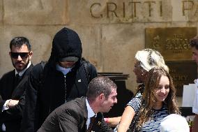 Leonardo DiCaprio leave Gritti Hotel in Venice