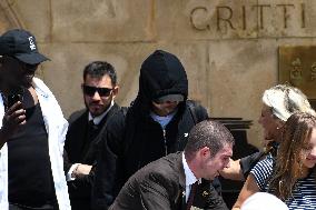 Leonardo DiCaprio leave Gritti Hotel in Venice