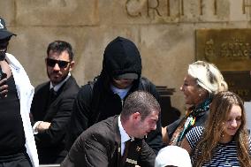 Leonardo DiCaprio leave Gritti Hotel in Venice