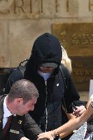 Leonardo DiCaprio leave Gritti Hotel in Venice