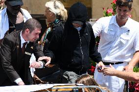 Leonardo DiCaprio leave Gritti Hotel in Venice