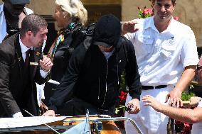 Leonardo DiCaprio leave Gritti Hotel in Venice