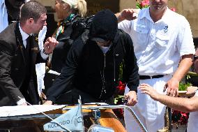 Leonardo DiCaprio leave Gritti Hotel in Venice