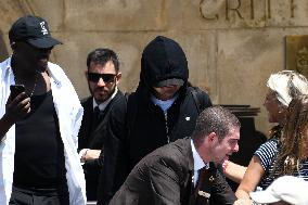 Leonardo DiCaprio leave Gritti Hotel in Venice