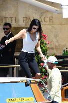 Kendall Jenner leaves her hotel in Venice
