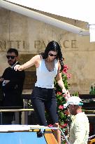 Kendall Jenner leaves her hotel in Venice