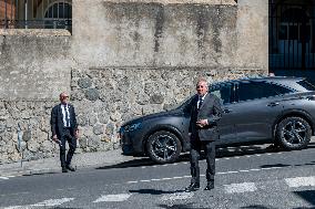 François Bayrou at Inter-Ministerial Committee for the 2030 Olympic - Briancon