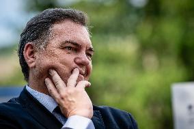 François Bayrou at Inter-Ministerial Committee for the 2030 Olympic - Briancon