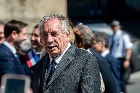 François Bayrou at Inter-Ministerial Committee for the 2030 Olympic - Briancon
