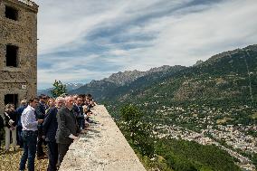 François Bayrou at Inter-Ministerial Committee for the 2030 Olympic - Briancon