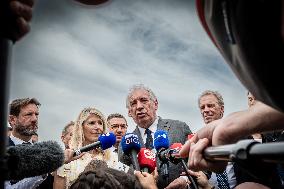 François Bayrou at Inter-Ministerial Committee for the 2030 Olympic - Briancon